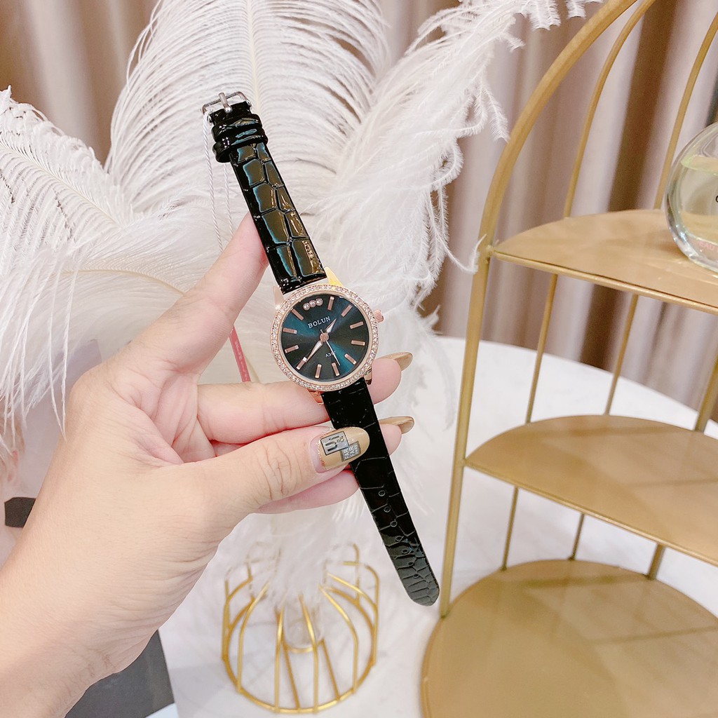 Đồng Hồ Nữ Đeo Tay Thời Trang Bolun Dây Da Mặt Tròn,Vuông Nhiều Màu Sắc Giá Siêu Rẻ | BigBuy360 - bigbuy360.vn