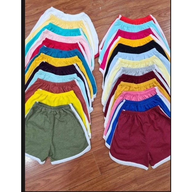 Set 10 quần đùi phong cách thể thao cho bé trái bé gái