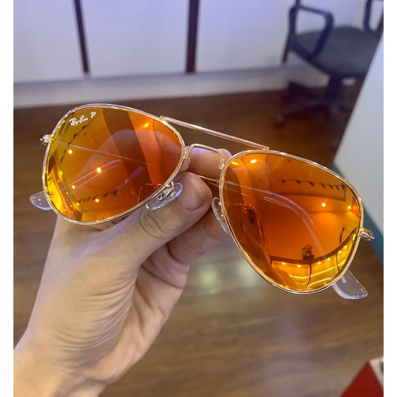 Kính mát Rayban P cho bé hàng cao cấp tròng polirazed tráng gương siêu xuất sắc , ngoài đẹp hơn nhiều cho bé từ 2-8t