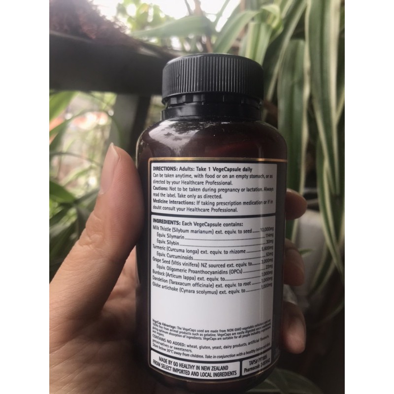 Giải độc gan Go Liver Detox 120v