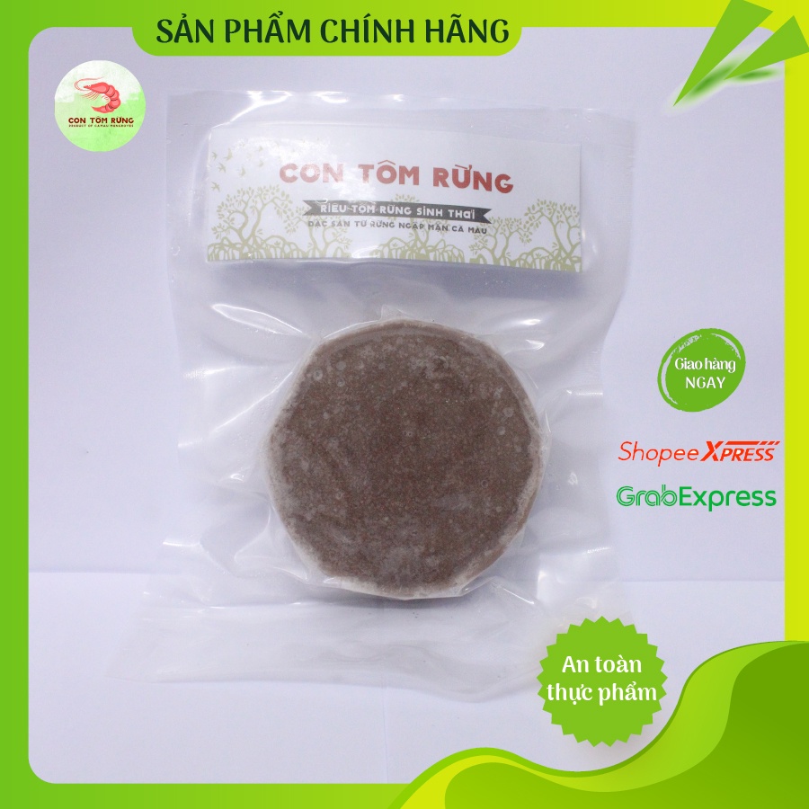 Riêu tôm thiên nhiên Cao Cấp đông lạnh Con Tôm Rừng 150g không chất bảo quản, HỎA TỐC HÀ NỘI
