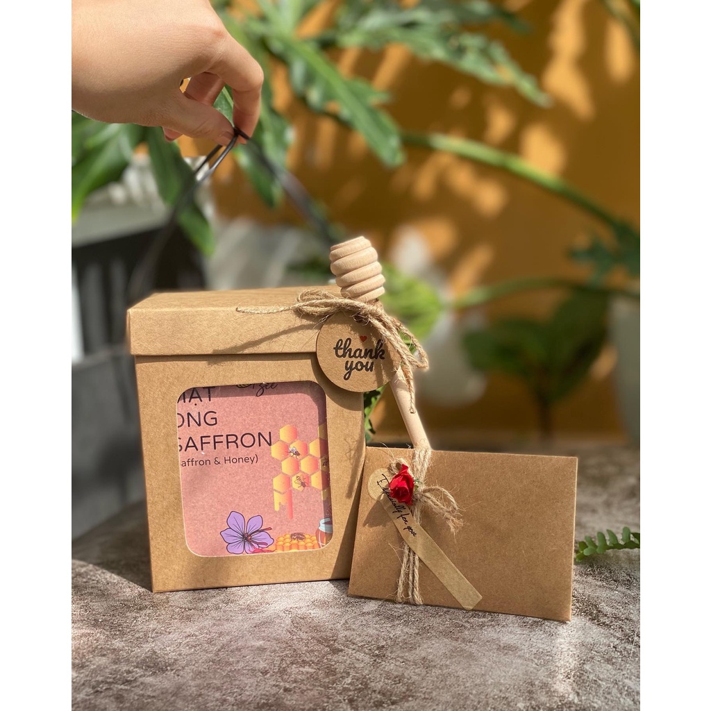 Hộp quà tặng giấy Kraft Beebeauty - số 2