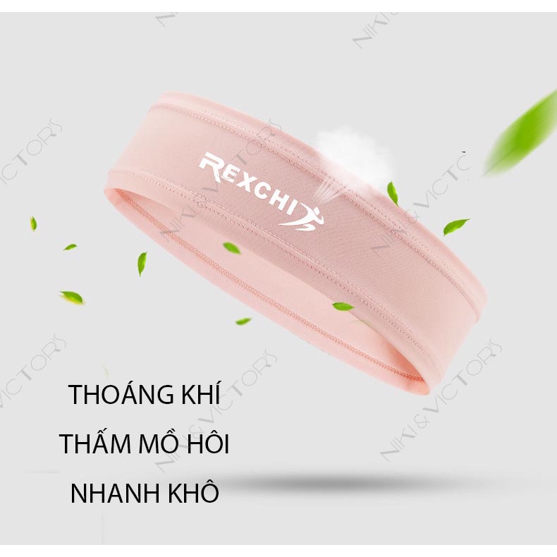 Băng Đô Thể Thao Headband Chặn Mồ Hôi Tập Yoga Gym Băng Trán Thấm Mồ Hôi Mát Lạnh Cao Cấp