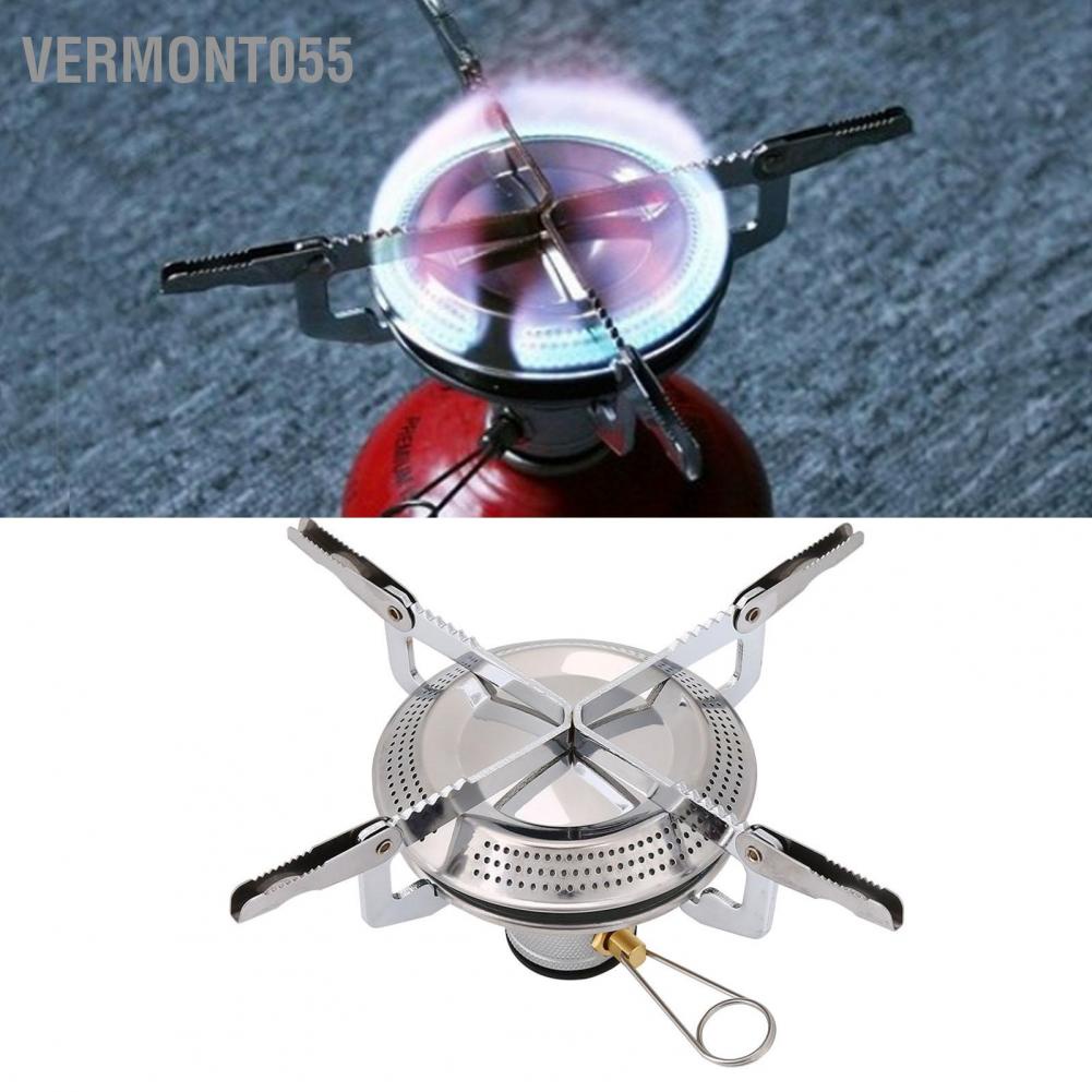 Hàng Hot Cắm trại di động ngoài trời Mini Picnic Bếp tròn Hàng giao ngayVermont055