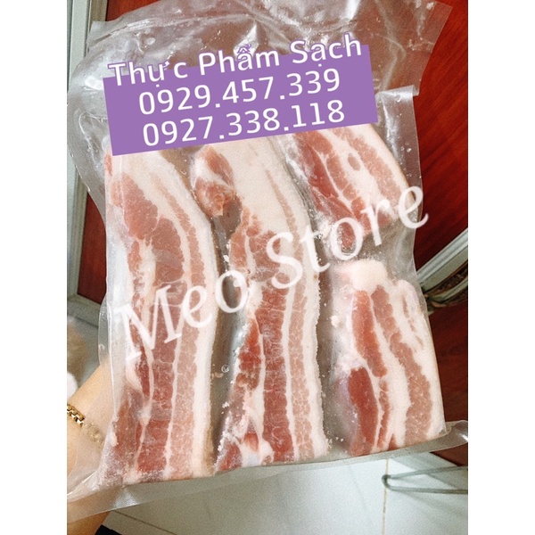 Thịt Heo Ba Rọi - 1kg Thịt Tươi