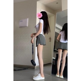 Váy ngắn nữ sexy eo cao phong cách thể thao
