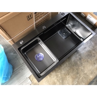 Chậu rửa bát 1 hố Nano Silver