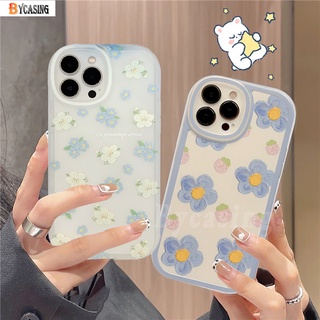 Ốp Điện Thoại Tpu Mềm Chống Sốc Họa Tiết Hoa Cho iPhone 7Plus 8Plus 11 XR 6 6s 7 8 Plus 12 Pro Max 13 Pro Max X XS Max SE 2020