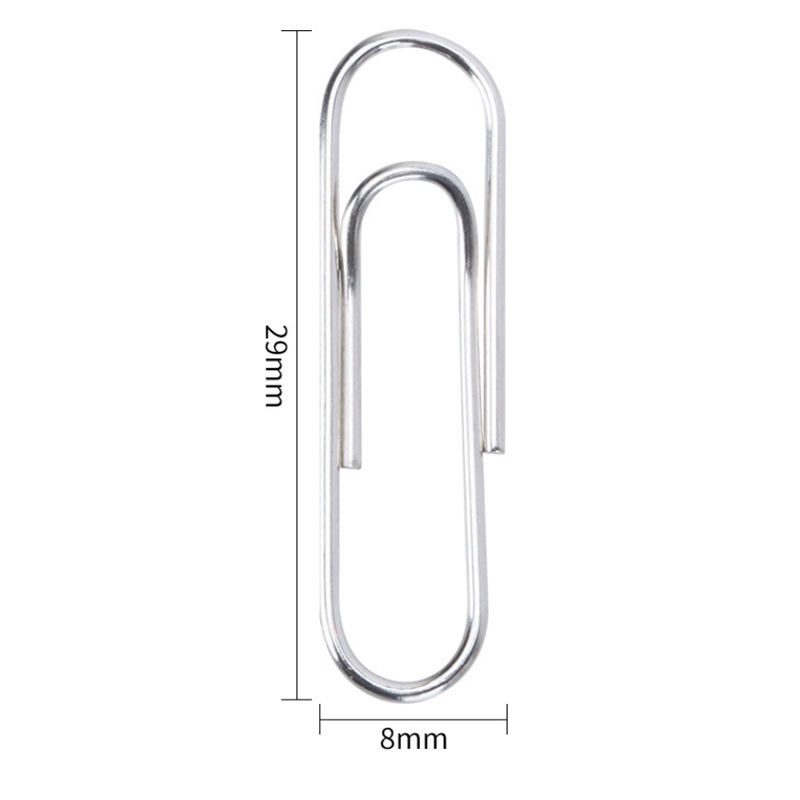 Set 20 Kẹp Giấy Kim Loại 28mm Đánh Dấu Trang Sách Tiện Dụng