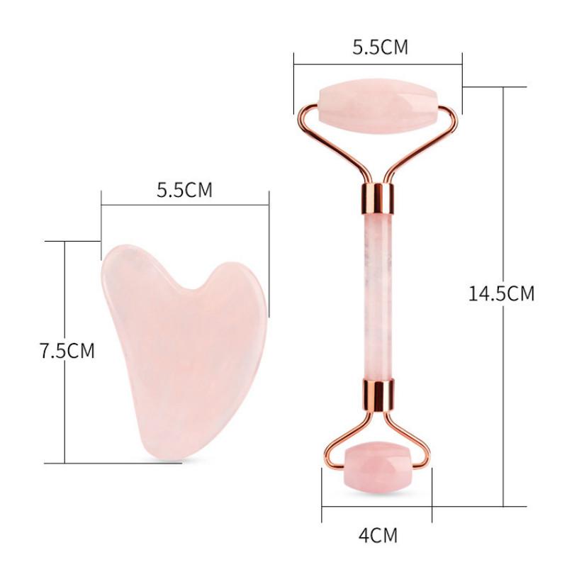 Set Cây Lăn Và Thanh Cạo Salorie LIG Mát Xa Da Mặt Chống Nếp Nhăn