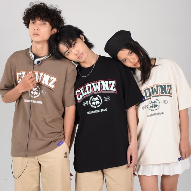Áo thun trơn tay lỡ local brand Clownz Academy phông cổ tròn form rộng cotton unisex nam nữ nhiều màu