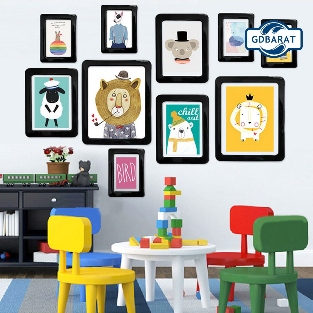 Khung Ảnh Nam Châm Hít Tủ Lạnh Thiết Kế Hình Chữ Nhật Độc Đáo Tiện Dụng