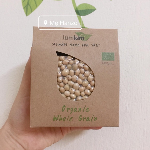Đậu nành hữu cơ Organic Lum Lum 250gr