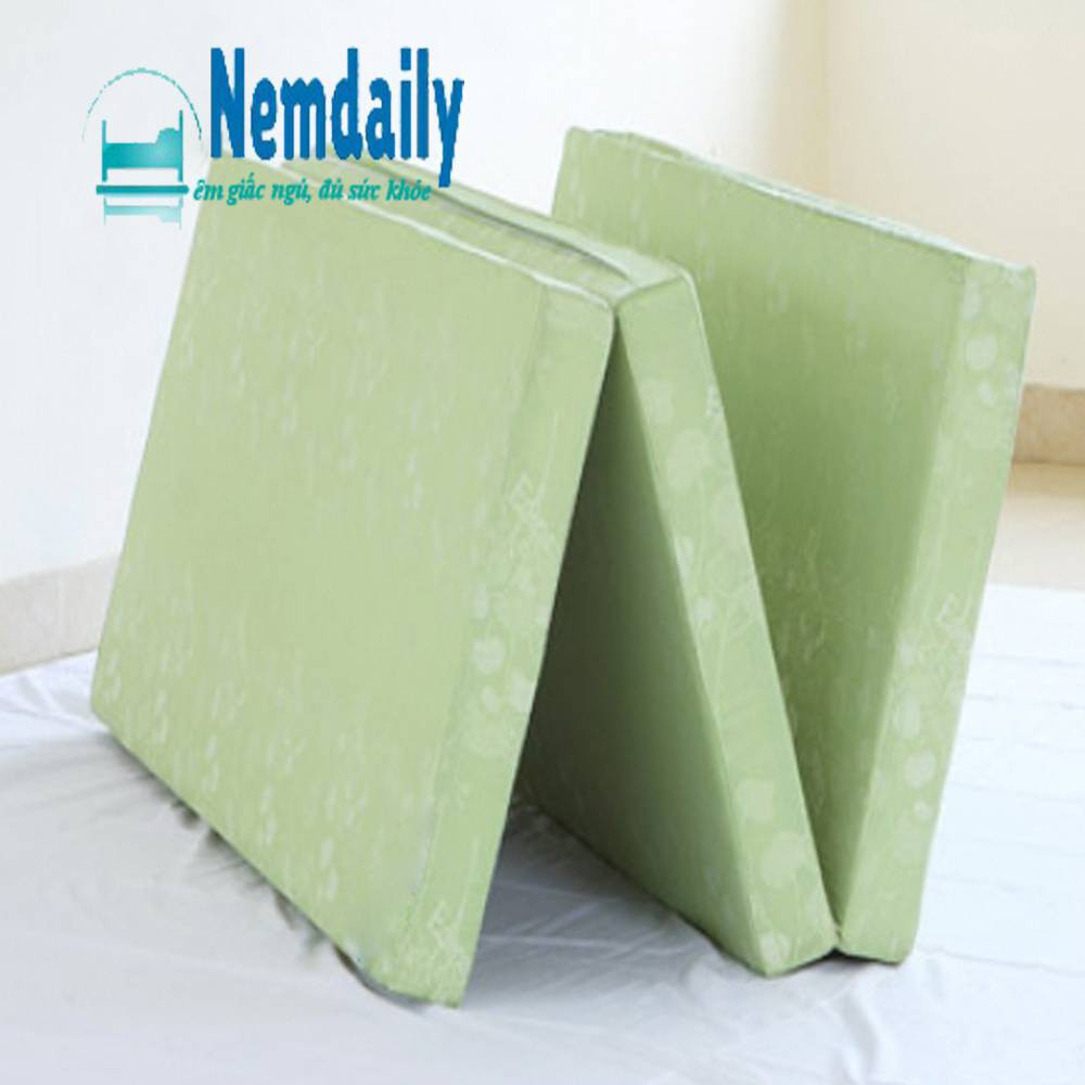 Nệm (Đệm) Bông ép 1m6*2m*10F gấp 3 Korea chính hãng Kim Cương Giảm giá sốc Chỉ còn 1000k 1m6*2m*10F (Free Ship HCM)