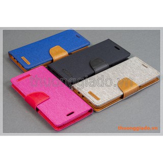 Bao da thời trang Samsung Galaxy S8/ G950 (Hiệu GOOSPERY, CANVAS DIARY)