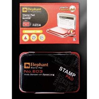 Hộp dấu lăn tay kim loại E03 Elephant - Thái Lan