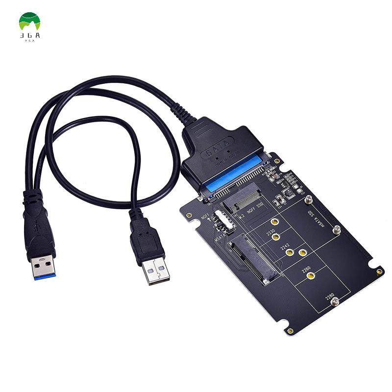 Cáp Chuyển Đổi M.2 Ngff Or Msata Sang Usb / Sata 3.0 2.5 Inch Sata