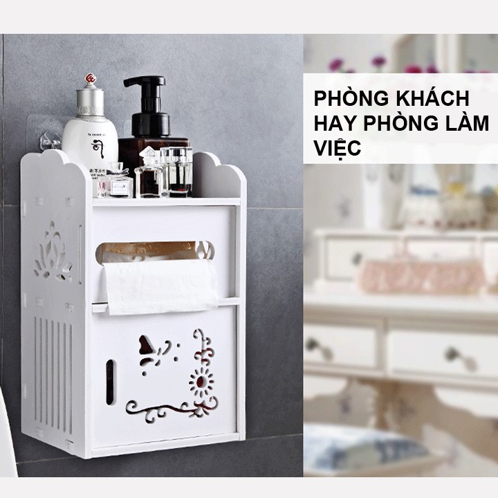 Tủ Kệ Treo Phòng Tắm Tiện Lợi Không Thấm Nước 2 Tầng - VLK1