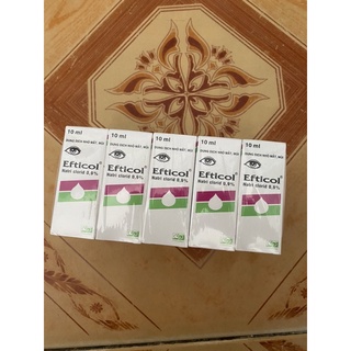 Nước muối sinh lí nhỏ mắt mũi Efticol