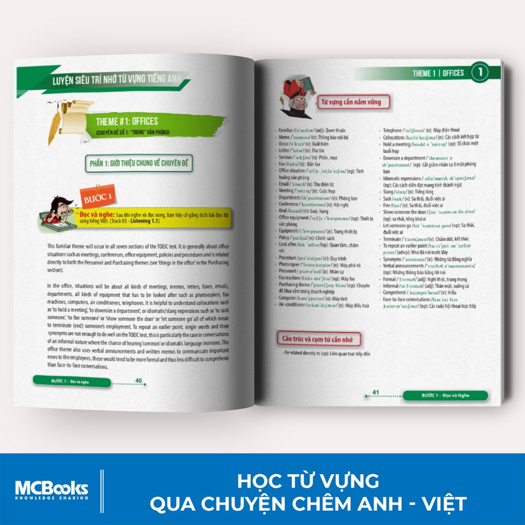 Sách - Luyện Siêu Trí Nhớ Từ Vựng Tiếng Anh Cho Người Mất Gốc - Học Kèm App Online