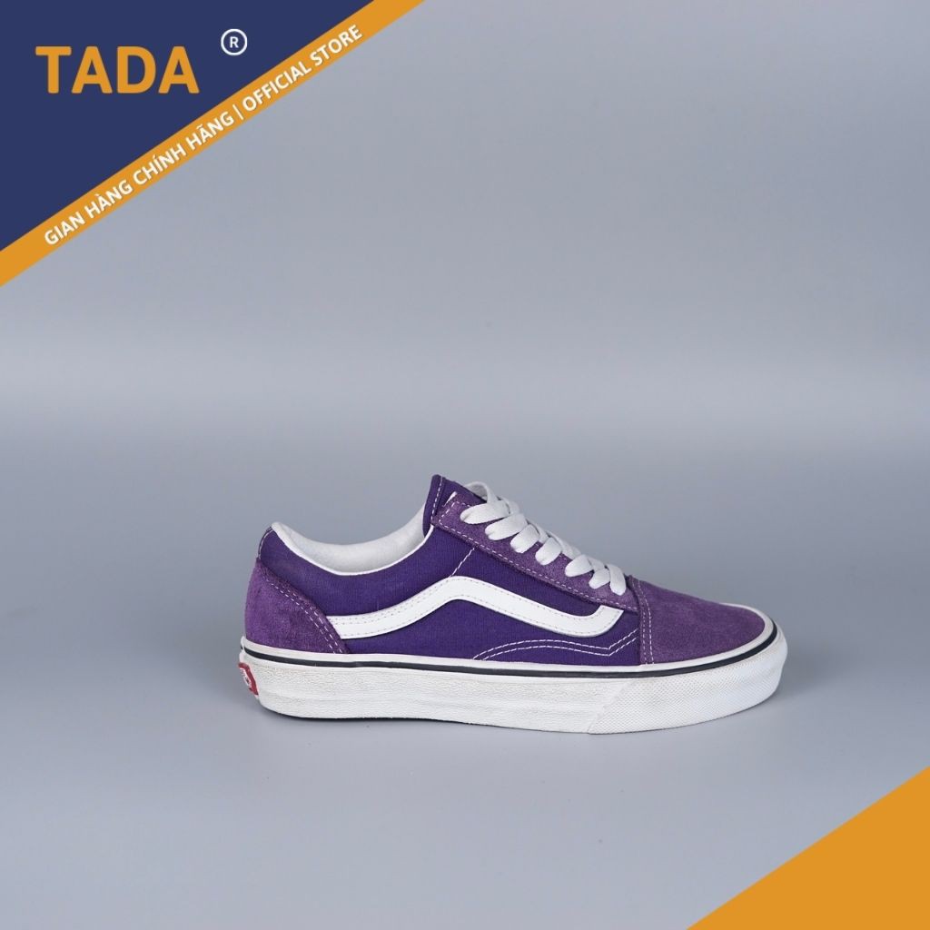 [Giày 2hand real] Giày Vans Old Skool Purple Real 2hand Cond 9+