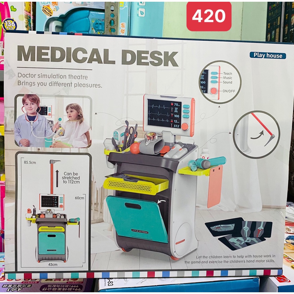 Bộ đồ chơi nhập vai bác sĩ CAO CẤP