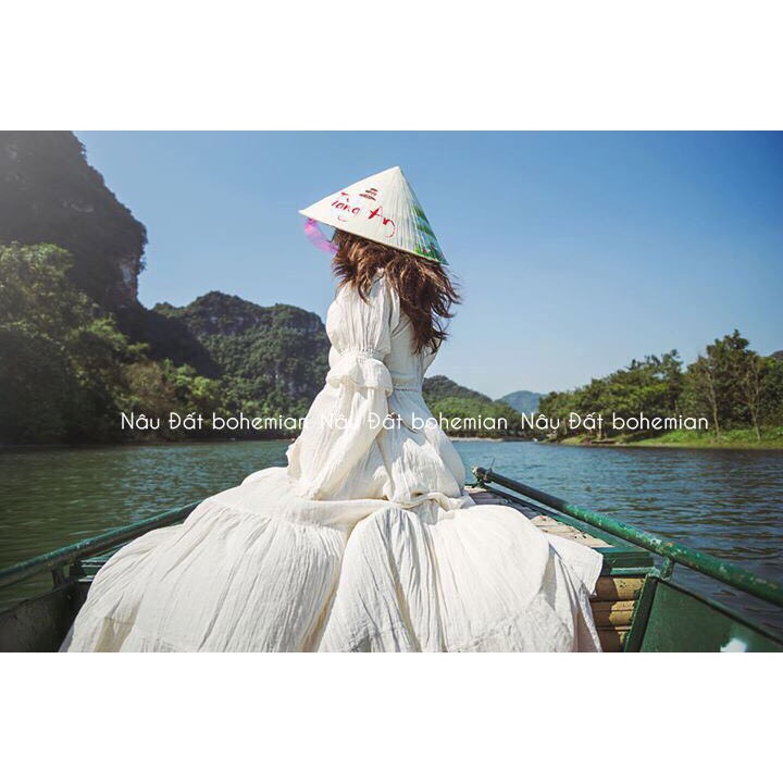 [FREESHIP] Đầm Maxi Trắng Vintage có ảnh thật | BigBuy360 - bigbuy360.vn