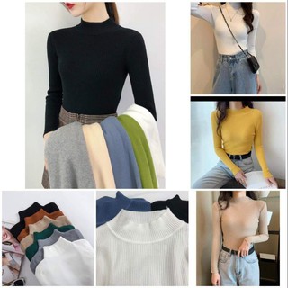 Áo len tăm cổ 3p