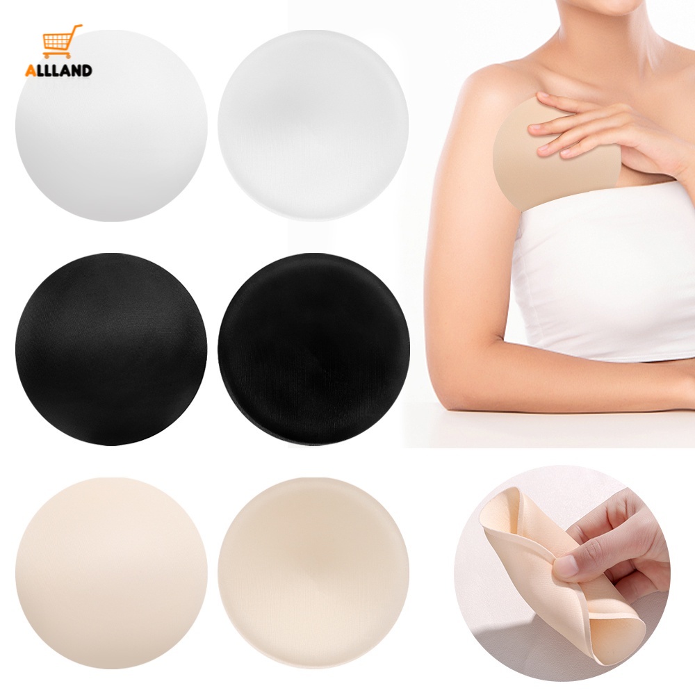 1 Cặp Mút Đệm Áo Lót Nâng Ngực Thoáng Khí Hình Tròn Cho Nữ
