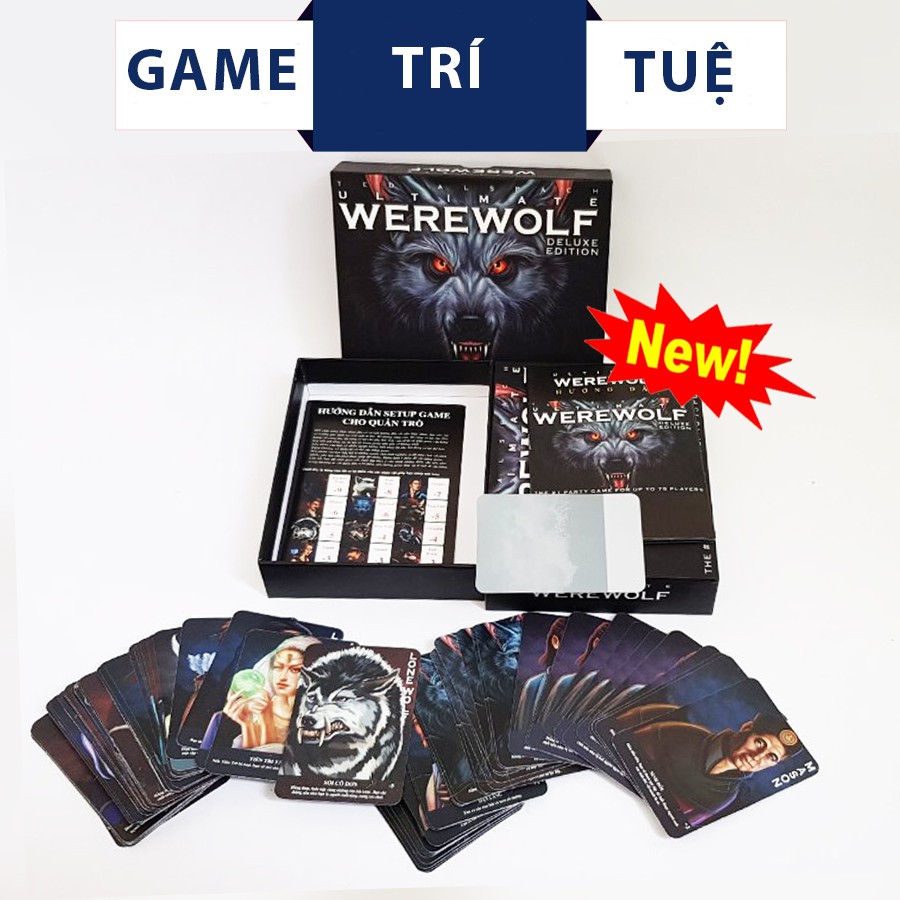 Trò chơi Bài Ma sói Werewolf bản đầy đủ Việt hóa đẹp, game thẻ bài nhập vai nhân vật 78 lá, cho 5 - 
