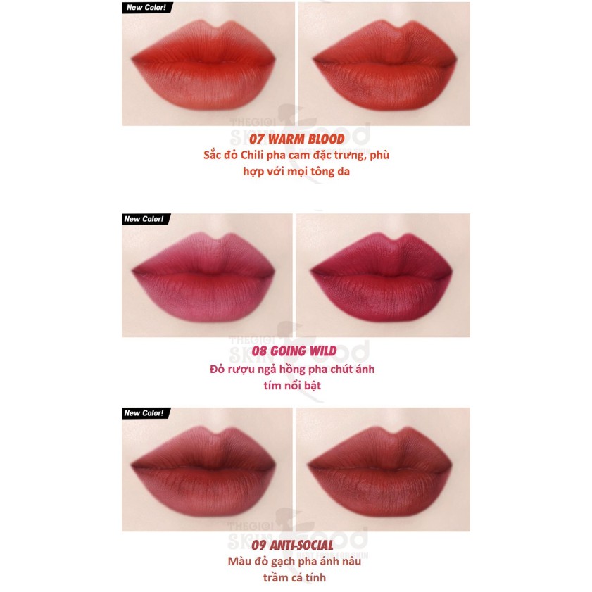 [ MÀU 03-15] Son Kem Siêu Lì, Chống Trôi CandyLab Creampop The Velvet Lip Color 4.5g | BigBuy360 - bigbuy360.vn