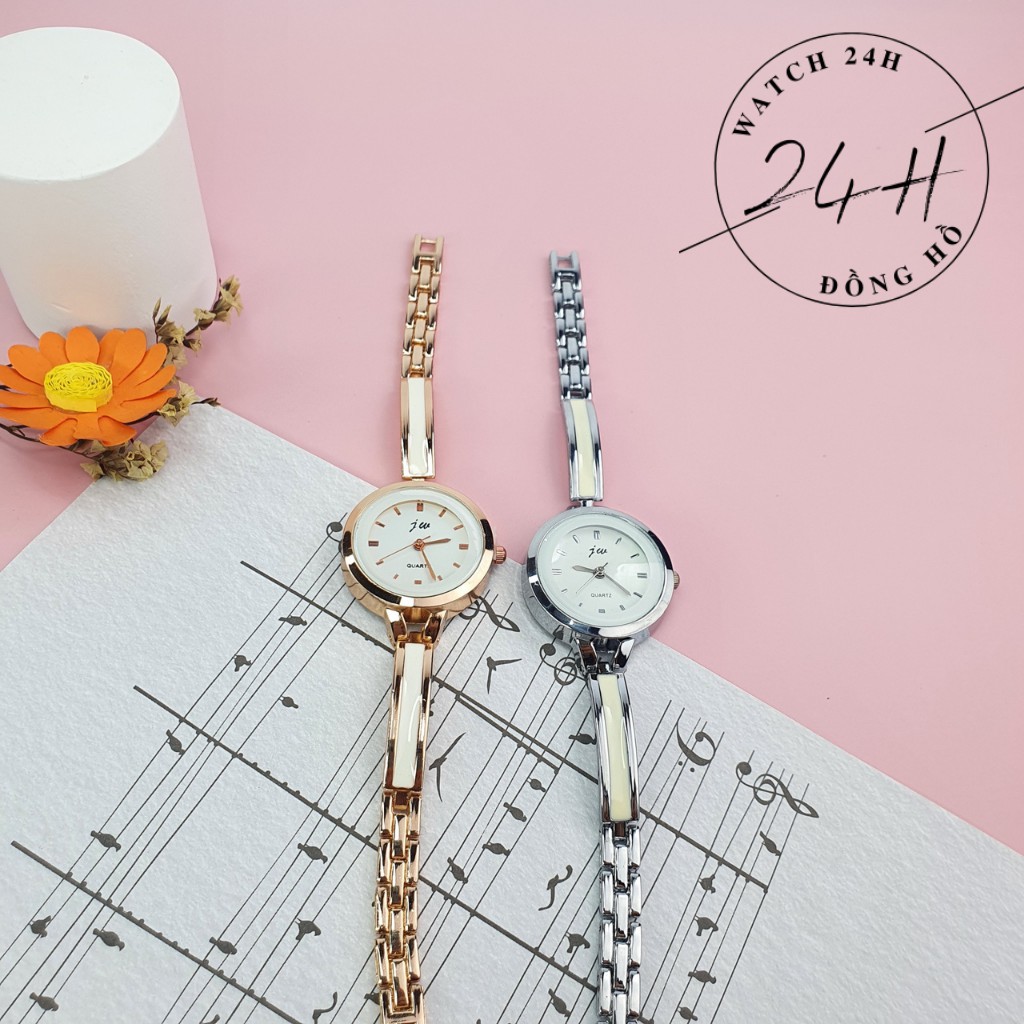 Đồng hồ nữ JW26 dây kim loại không gỉ mặt tròn sang trọng, ôm tay tôn dáng các bạn nữ | BigBuy360 - bigbuy360.vn