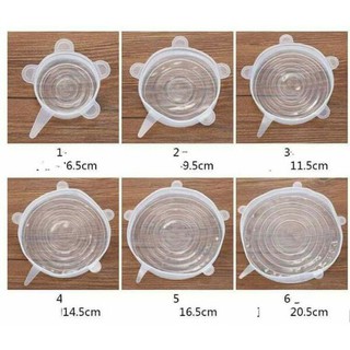 Sét 6 chiếc màng bọc thực phẩm silicon