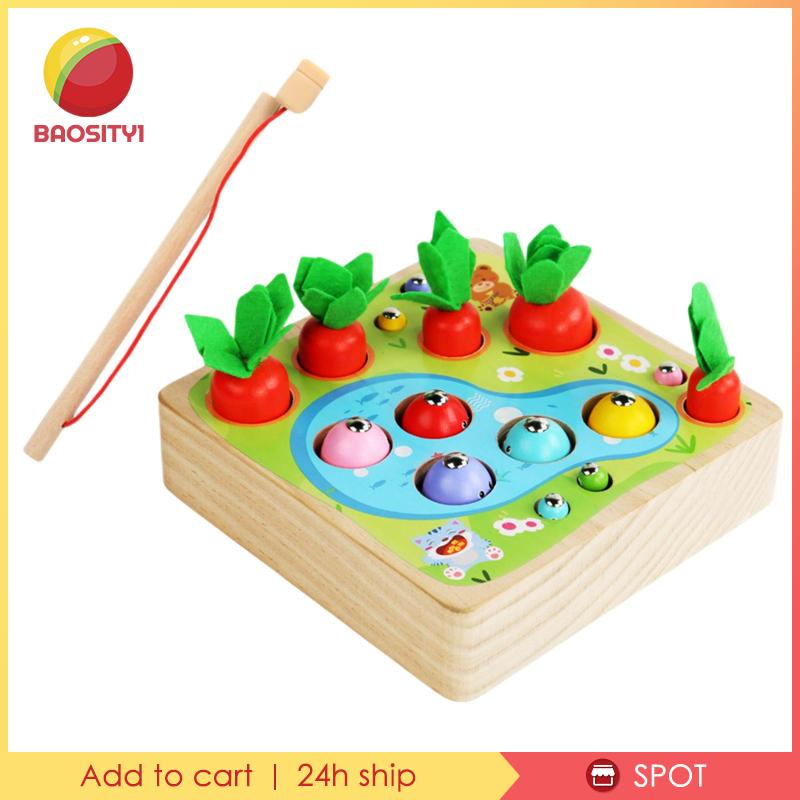 Baosity1] Củ Cà Rốt Đồ Chơi Montessori Cho Bé 1 2 3 Tuổi