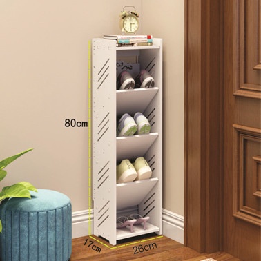 Giá kệ đựng giày dép lắp ráp thông minh vật liệu gỗ nhựa pitech cao cấp chống nước tuyệt đối, không cong vênh, ẩm mốc