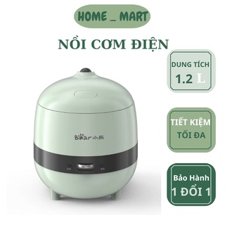 Nồi cơm điện mini BEAR - Dành cho 1-2 người ăn - Nhỏ gọn - Tiện ích - Công suất 350W - Dung tích 1.2L - Bảo hành 6 tháng