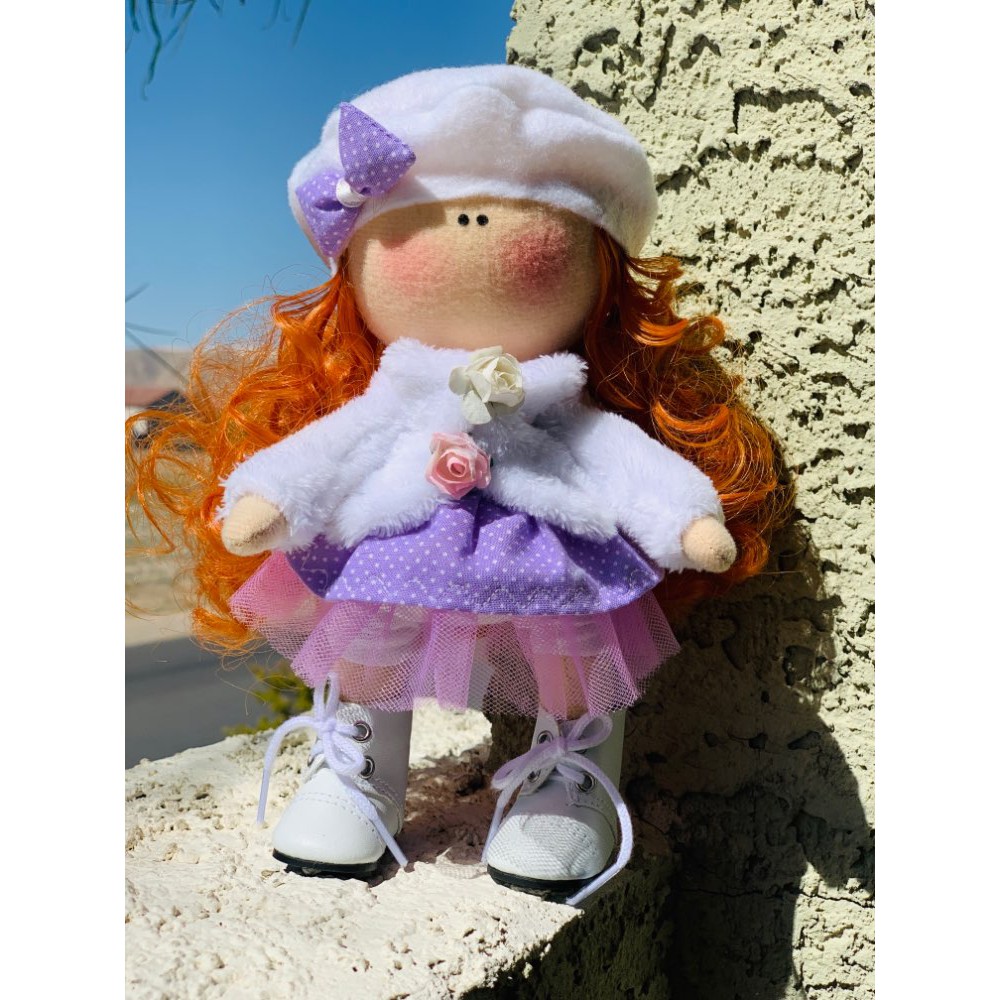 Bốt da cao cổ 5cm cho doll