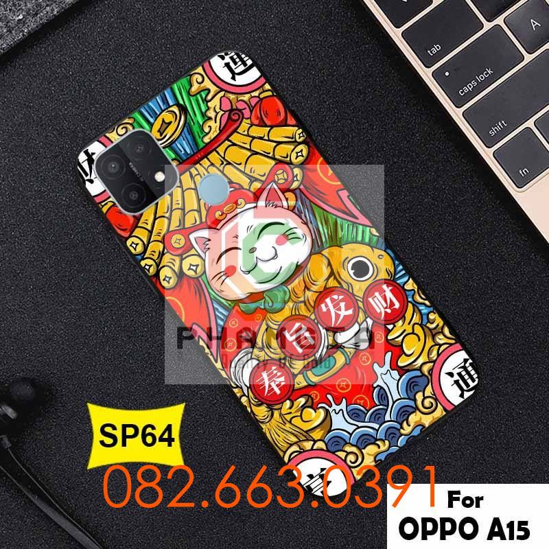Ốp lưng Oppo A15 / A15S dẻo in hình tết con trâu