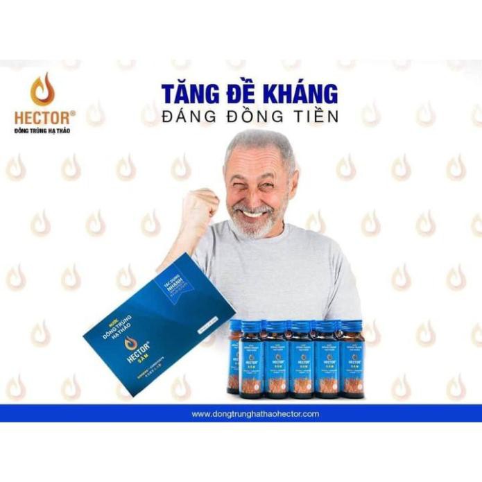 Nước Đông Trùng Hạ Thảo Hector Sâm Hộp 10 Chai Hector Cordyceps Ginseng