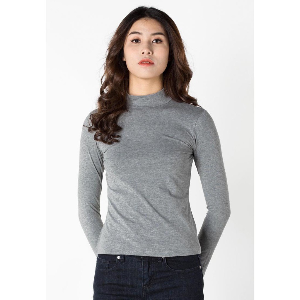 Áo Giữ Nhiệt Trơn Màu Nữ Thun Body Co Giãn 4 Chiều