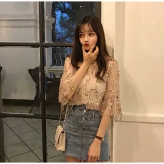 [ORDER] Áo kim tuyến tay lửng