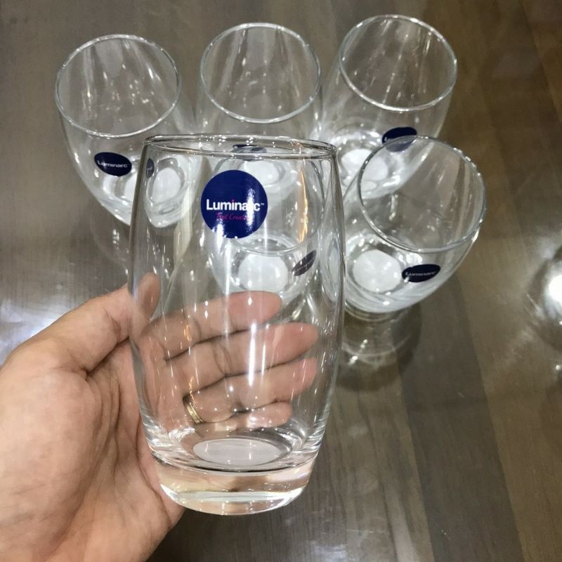 Lô 3 Ly Thủy tinh Luminarc 350 ml( Gồm 3 Ly Thủy Tinh Bầu 350ml Luminarc)