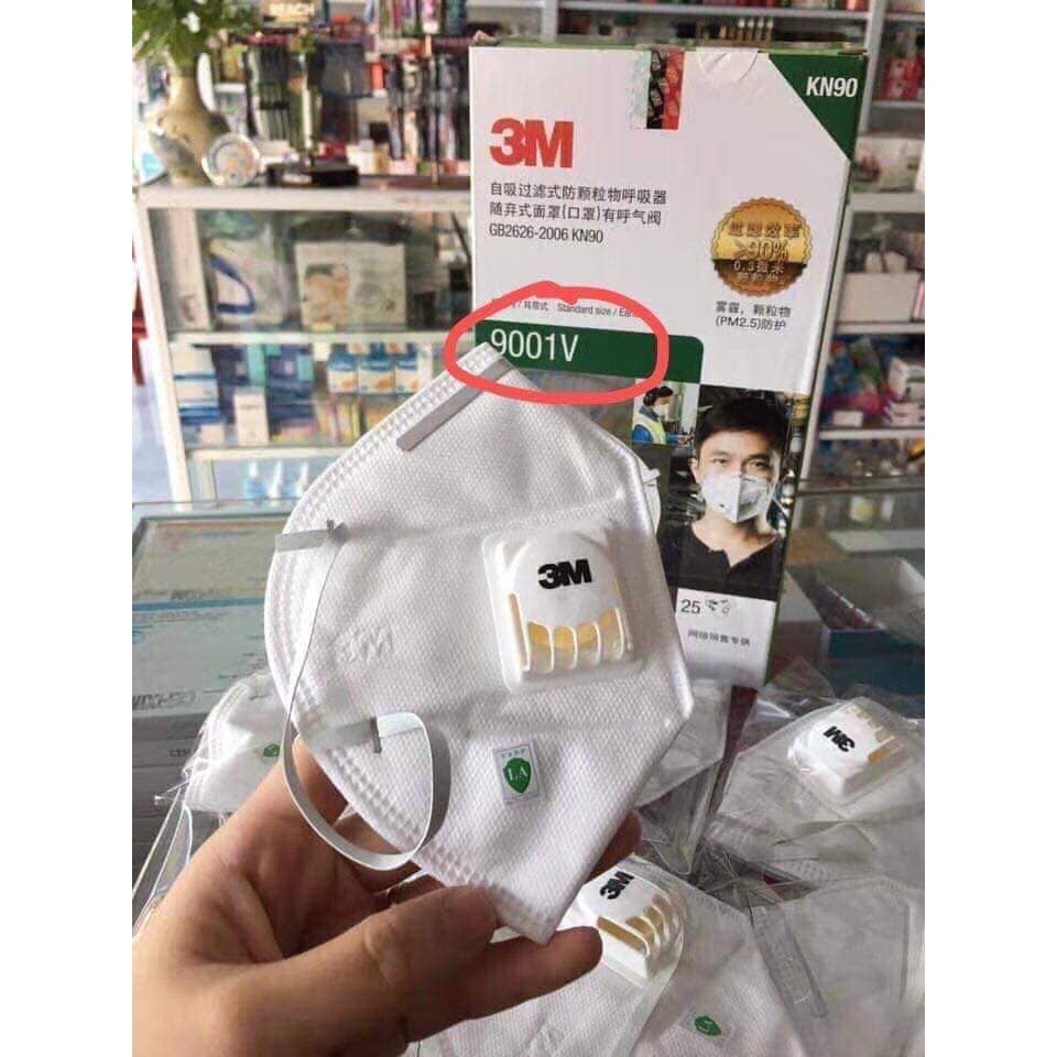 Khẩu trang 3D nam nữ chống bụi PM2.5 có van thở | BigBuy360 - bigbuy360.vn