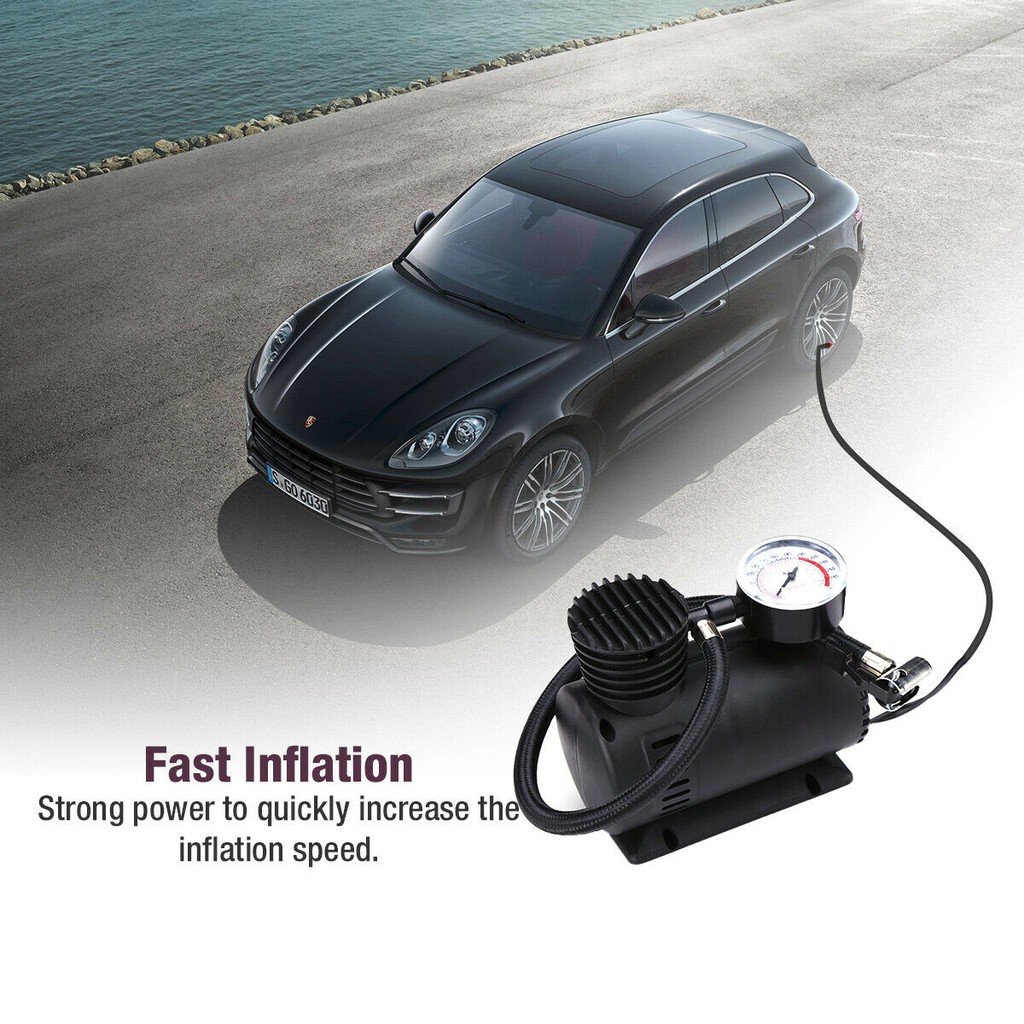 Máy Bơm Lốp Xe Hơi/Xe Đạp 300PSI Thiết Kế Nhỏ Gọn Tiện Dụng