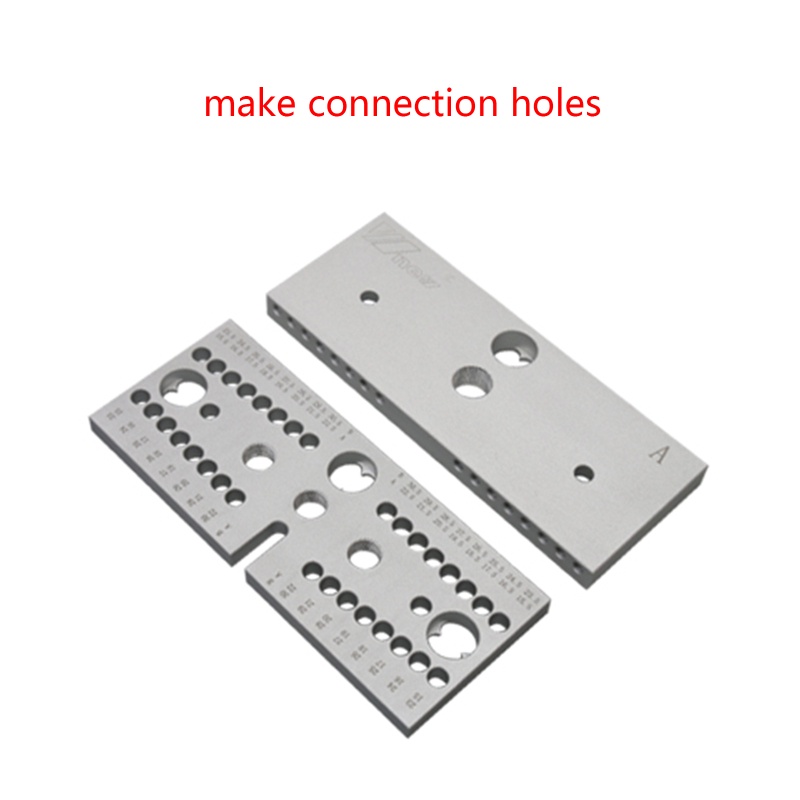 Bộ Định Vị Lỗ Khoan 3 Trong 1 M14 4-10mm M18 10 / 15mm Chuyên Dụng Làm Mộc