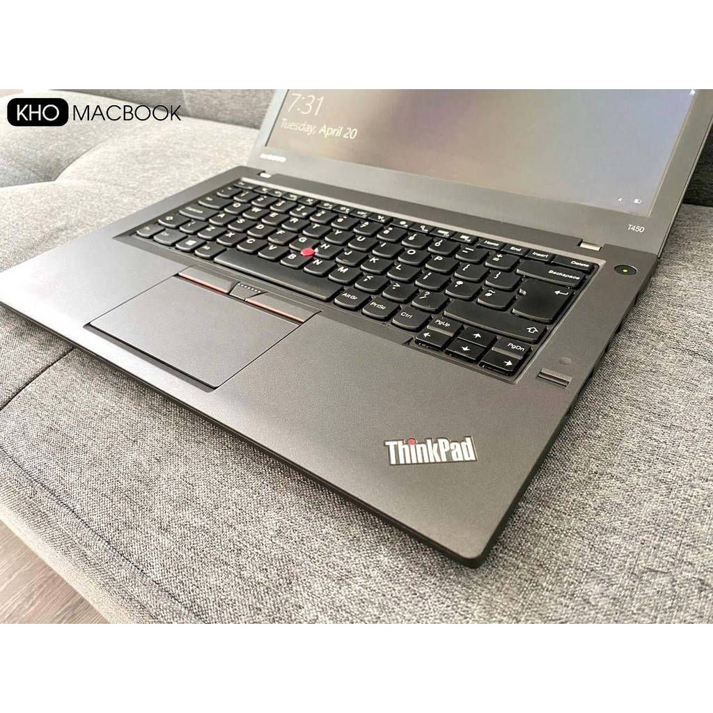 Thinkpad T450 Core i7-5600U, RAM 8GB,  SSD 256GB,  Màn 14 inch, [BẢO HÀNH 3 - 12 THÁNG] Hàng Chuẩn Mới 99%