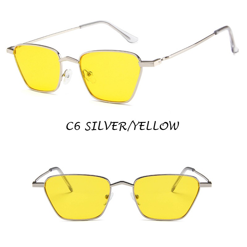 Kính mát chống tia UV400 phong cách retro Hàn Quốc thời trang