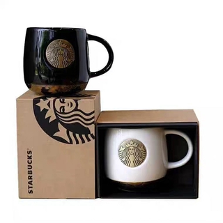 Ly Nước Starbuck Bằng Gốm Sứ Cao Cấp