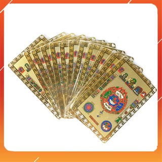 Cửu Cung Văn Thù Bỏ Túi - Miếng Bằng Đồng