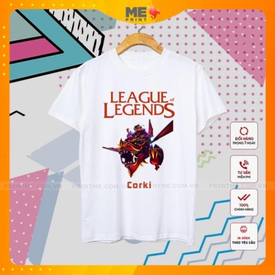 Áo thun liên minh huyền thoại các tướng lol chữ B-C, áo lmht in theo yêu cầu cho gamer genz - PrintME Shop Đẹp